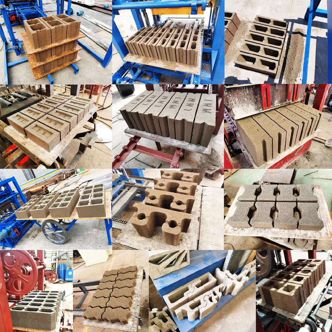 Brick Maker Making Machine for Hollow Brick Qt40-2 Manuel Making Machine Block